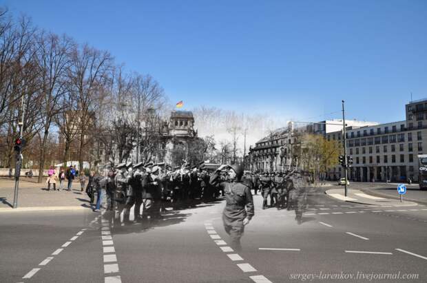 9. Берлин 1945-2010. Парад Советских войск. Связь времен, берлин, история, фото