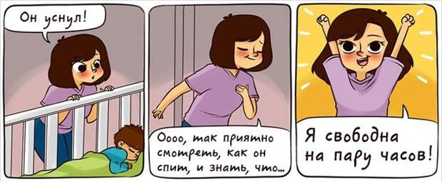 Правдивые комиксы о том, что значит быть мамой