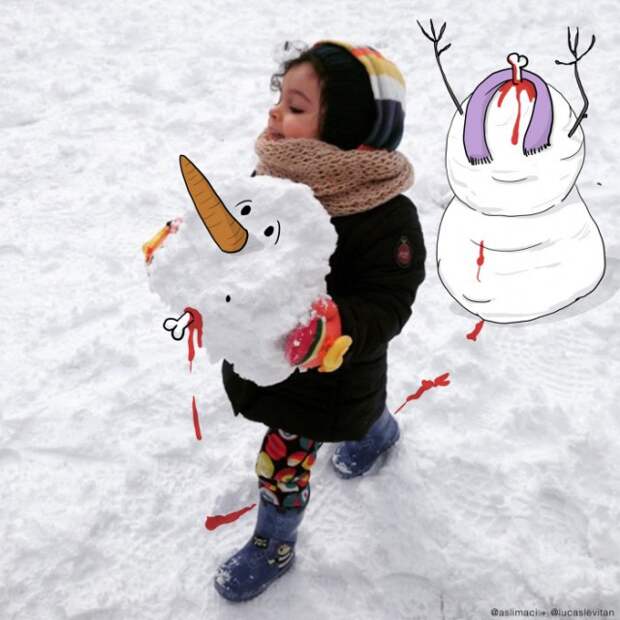 Забавные существа Лукаса Левитана на фото из Instagram (40 фото)