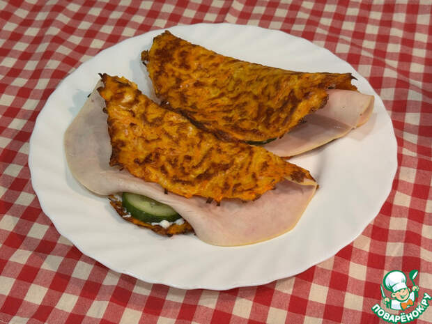 Морковно-сырные лепешки