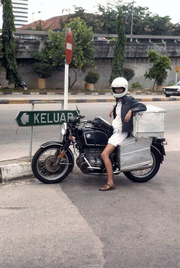 Элспет Бирд – первая британка, совершившая кругосветку на мотоцикле винтаж, история, кругосветка, мото, мотоцикл, мотоциклистка, ретро, фото