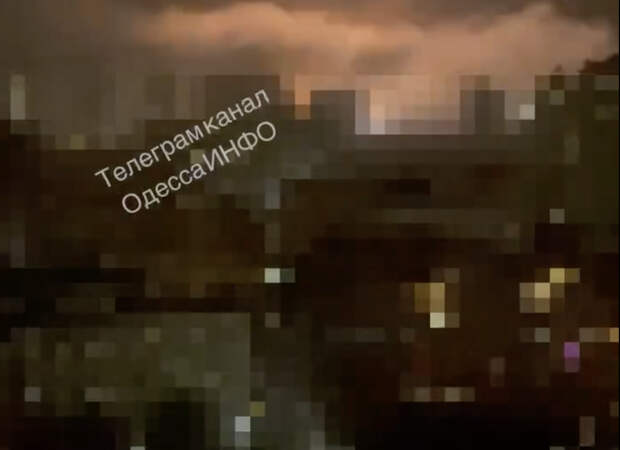 Удары «Гераней» по целям в Одессе попали на видео