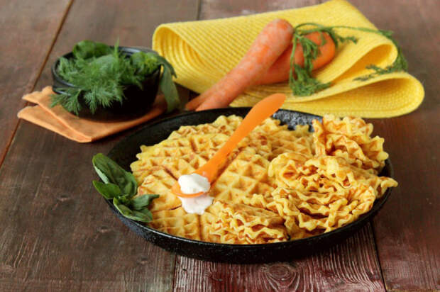 Вафли из моркови. \ Фото: google.com.
