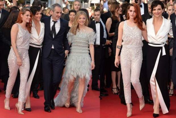 Kristen Stewart Wore Embroidery Dress