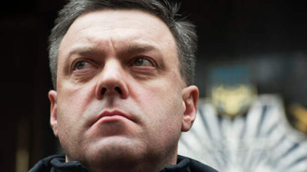 Председатель партии Всеукраинское объединение Свобода Олег Тягнибок. Архивное фото
