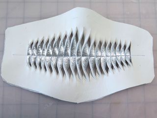 Двухцветные браслеты с прорезями, из кожи (Diy)