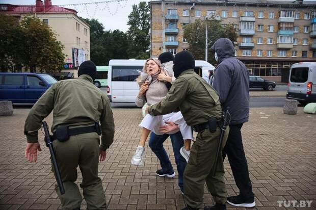 Митинг в поддержку Колесниковой в Минске