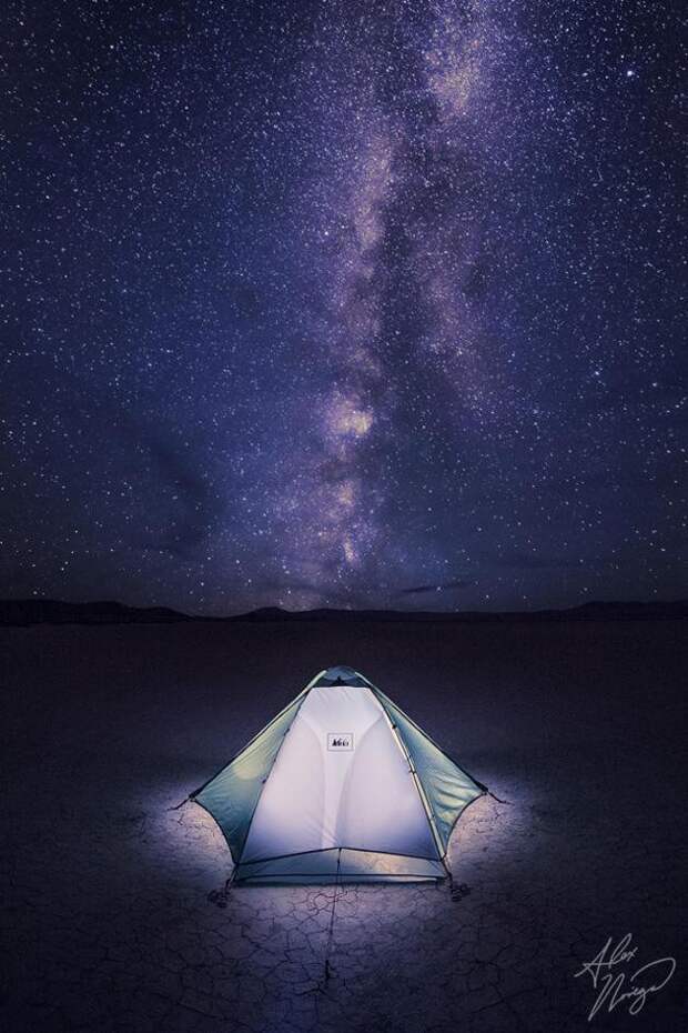 20. Звездное небо в пустыне Алворда, Орегон вокруг света, пейзажи, природа, путешествия, снимки, фотографии
