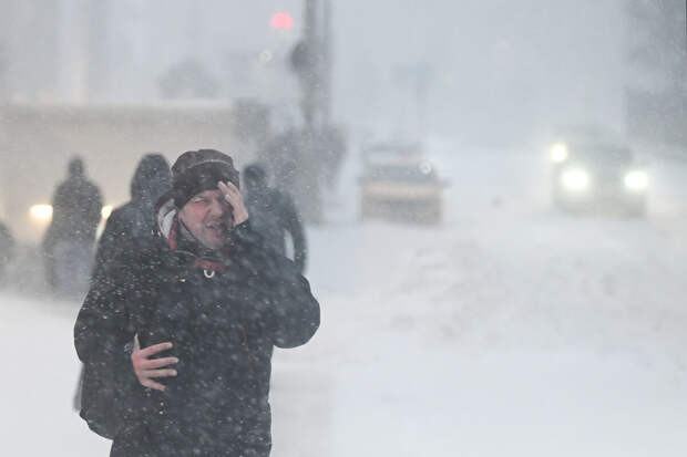 Снежный циклон "Валли", накрывший Москву, пойдет в сторону Петербурга