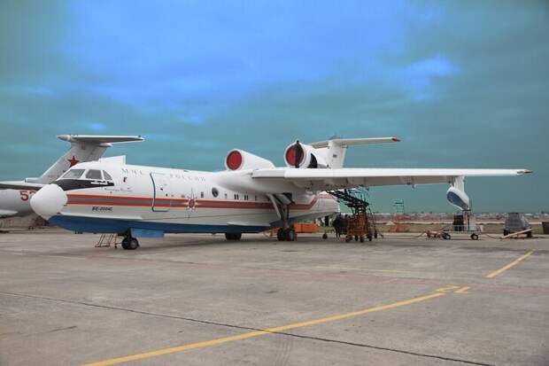 Очередной Бе-200ЧС совершил первый полет Хорошие, добрые, новости, россия, фоторепортаж