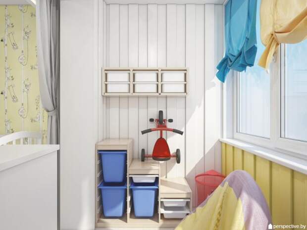 Светлая комната для ребенка, дизайн детской малыша, хранение игрушек