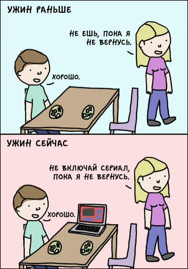 комиксы о том как изменился этот мир
