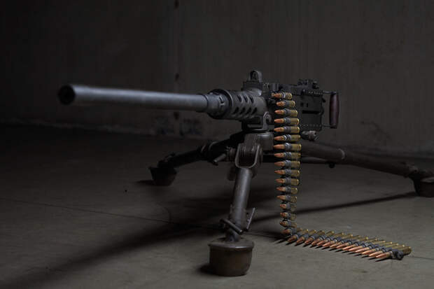 Крупнокалиберный пулемет Browning M1921 M2 M2HB M2HB-QCB (США) ПКТ, война, оружие, пулемет, факты