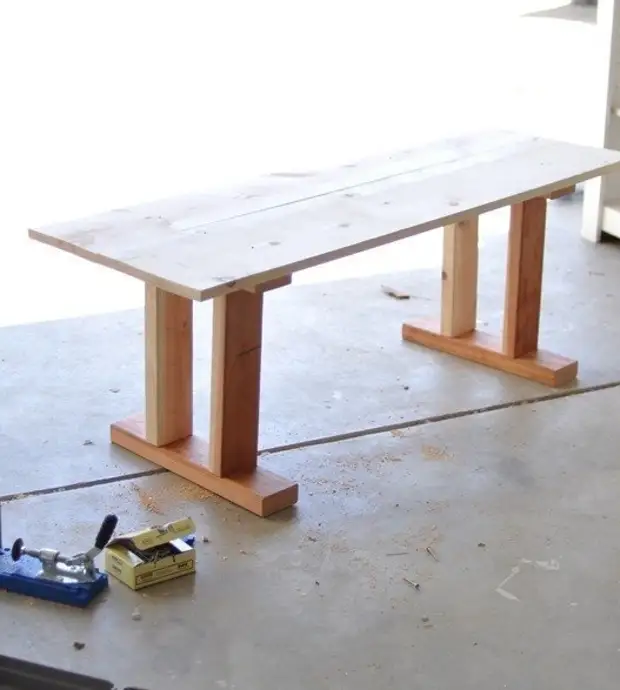 Быстрый и легкий стол. Самодельный столик. Самодельный деревянный стол. Красивый стол своими руками. Необычные столы своими руками.