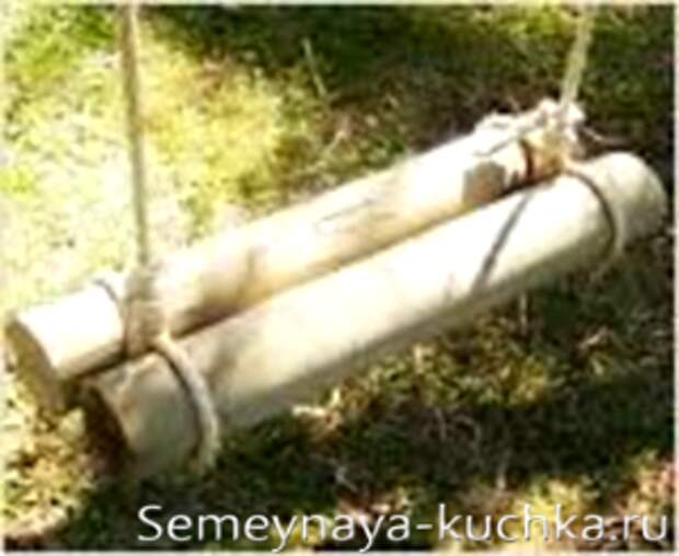 как сделать качели для дачи