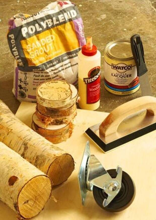 Материалы и инструменты для изготовления деревянного столика