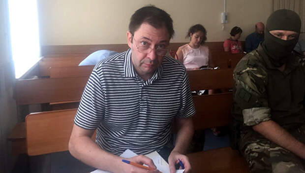 Журналист Кирилл Вышинский в Херсонском городском суде. Архивное фото