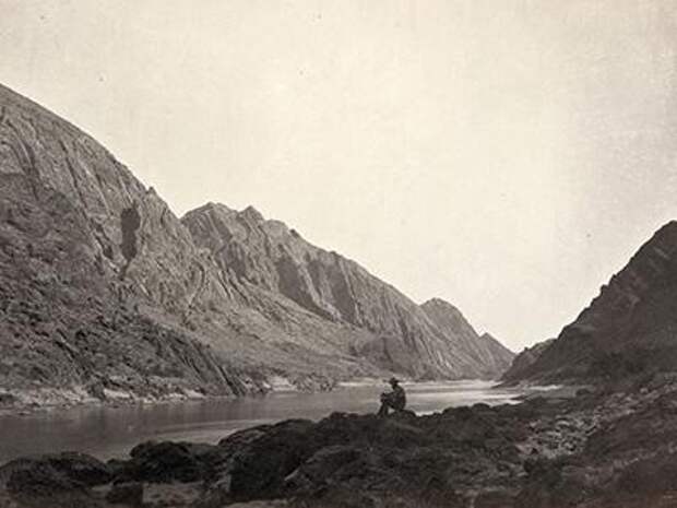 Река Колорадо в каньоне Айсберг, 1871 год