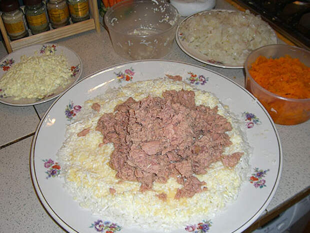 Салат Мимоза, рецепт салата Мимоза