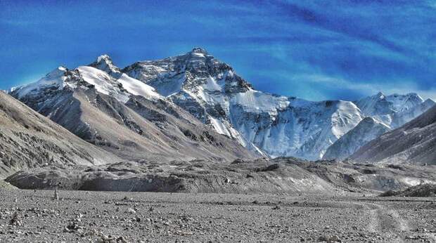 Гора Эверест со стороны Тибета мир, путешествия, фотография