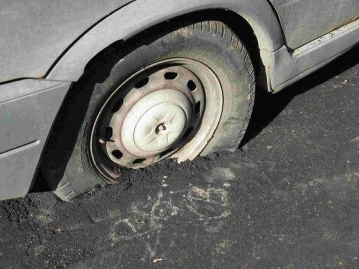 Народный штраф за неправильную парковку автомобили, парковка авто, юмор
