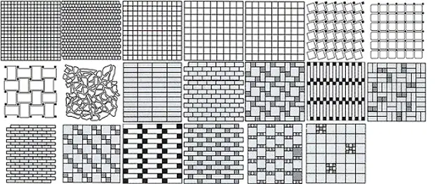 Схема выкладки мозаики. Схема раскладки мозаики плитки. Схемы укладки мозаики. Мозаика чертеж. Чертеж мозаики.