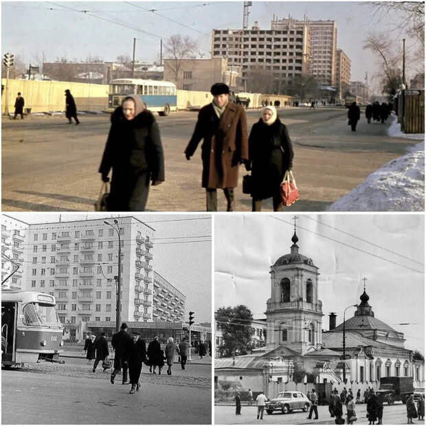 Москва 1960-х и как изменились эти места с тех пор. Было и стало