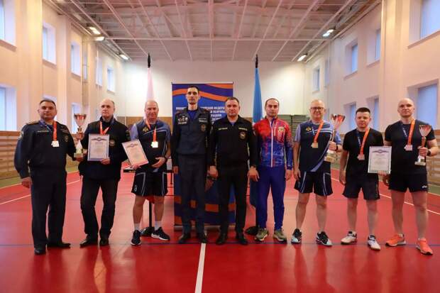 Департамент тылового и технического обеспечения - победитель спартакиады МЧС России по настольному теннису