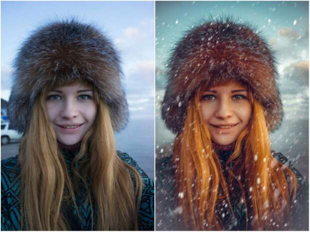 крутой фотошоп, до и после фотошопа