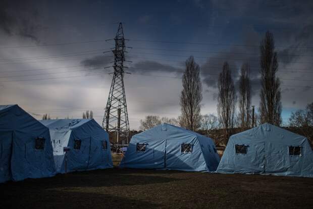 Палаточный городок в Симферополе