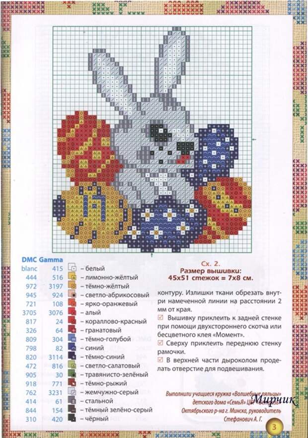 Вышивка. Пасхальные сувениры