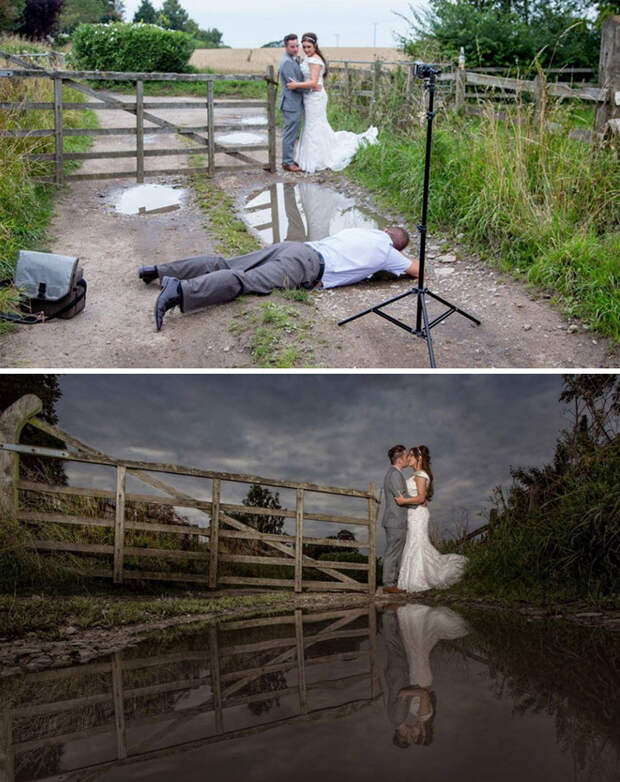 15 фотографий о том, КАК на самом деле делаются свадебные фото 15 фотографий о том, КАК на самом деле делаются свадебные фото