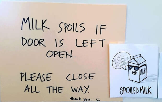 Spoiled Milk, Spotted In My Office
