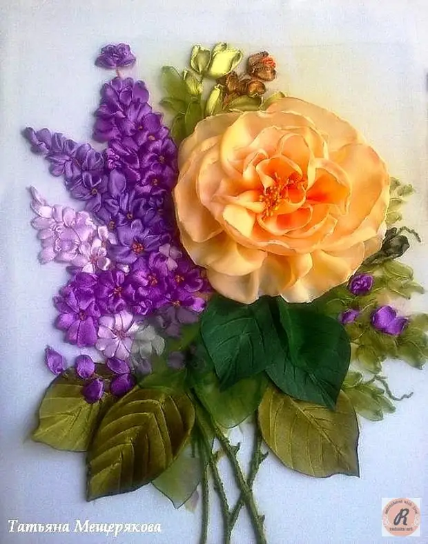 вышивка лентами татьяны шелеповой. художник татьяна коробейник. картины татьяны коробейник. вышивка лентами татьяны. букет розовых роз в кувшине вышивка лентами.