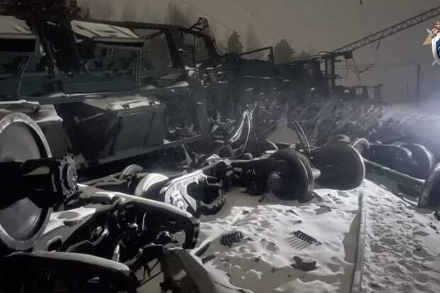 Подняты все сошедшие с путей в Кировской области вагоны грузового поезда