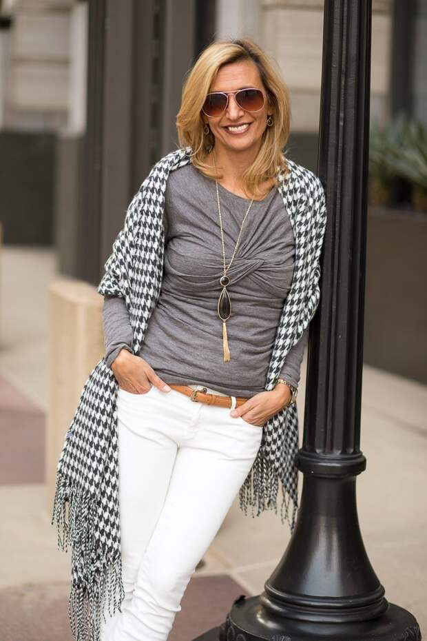 Jacket-Society-Our New Charcoal And Ivory Houndstooth Wrap-2068