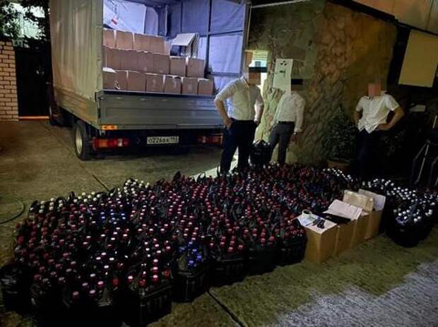 В Сочи обнаружили более шести тонн контрафактного алкоголя