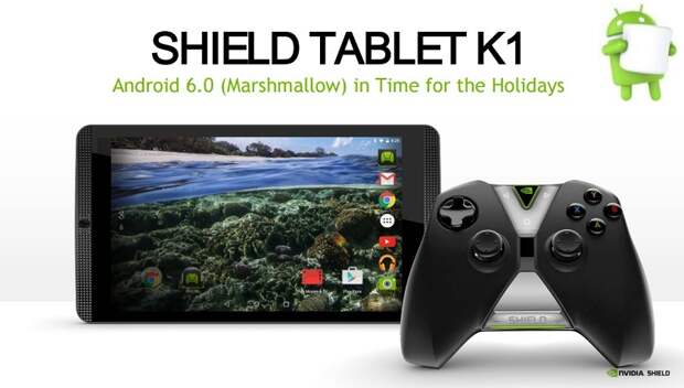NVIDIA SHIELD Tablet K1 получит Android 6.0 скоро