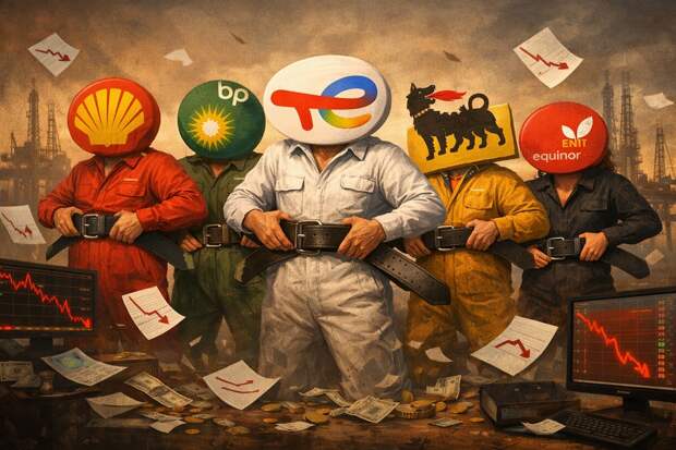 Крупнейшие нефтяные компании Европы вводят режим жесткой экономии