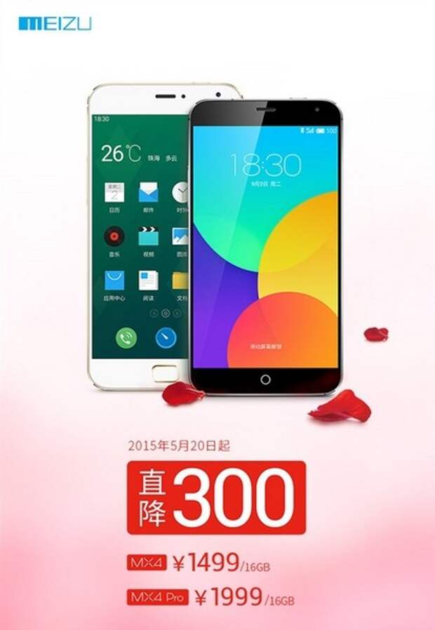 Смартфоны Meizu MX4 и MX4 Pro