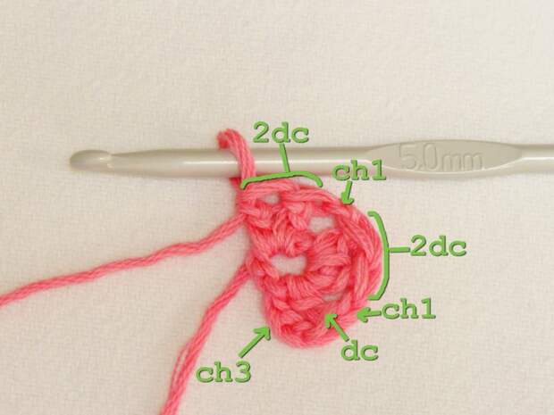 Цветочный фрагмент крючком АФРИКАНСКИЙ ЦВЕТОК для вязания игрушек (14) (700x525, 213Kb)