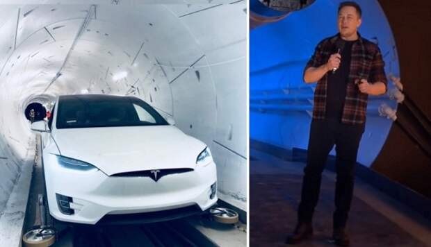 Илон Маск открыл под Лос-Анджелесом первый скоростной туннель для автомобилей