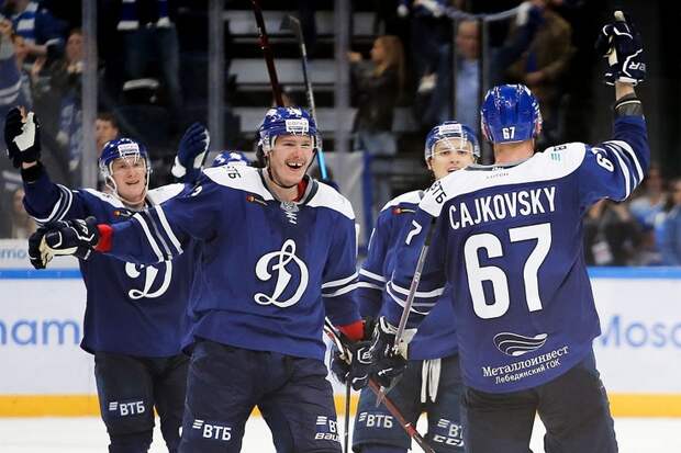 Московское «Динамо» нанесло разгромное поражение «Автомобилисту», забросив 7 шайб