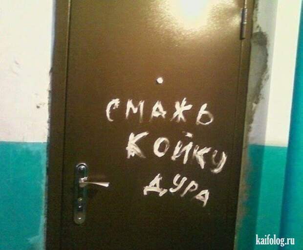 Прикольные двери (60 фото)