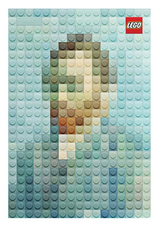 знаменитые шедевры живописи из кубиков Lego (3)