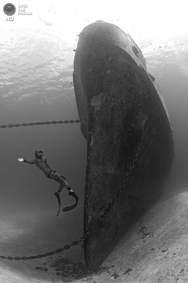 Категория: Wide-angle/Wrecks. 1 место. (Ellen Cuylaerts/UnderwaterPhotography.com)