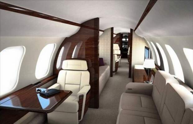 Частный самолет Bombardier Global 7000.