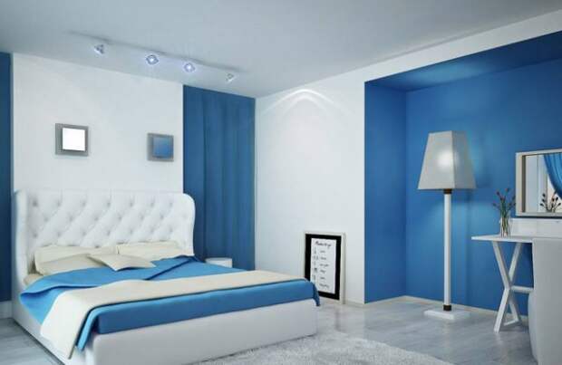 5. Синий дизайн, дом, цвета