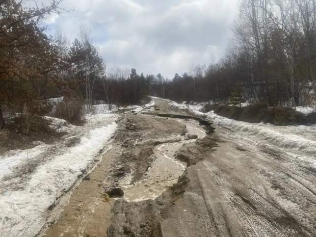 Село в Приамурье оказалось в изоляции из-за размытых дорог