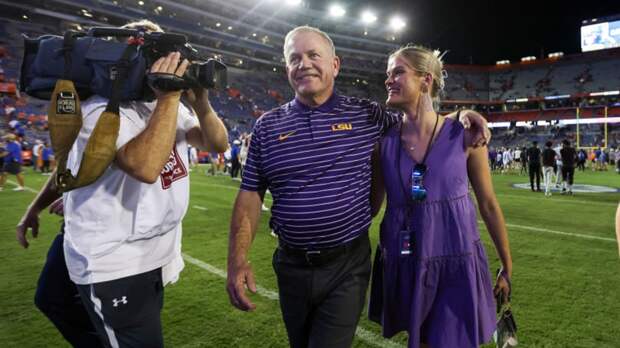 Brian Kelly LSU Football Daughter Grace